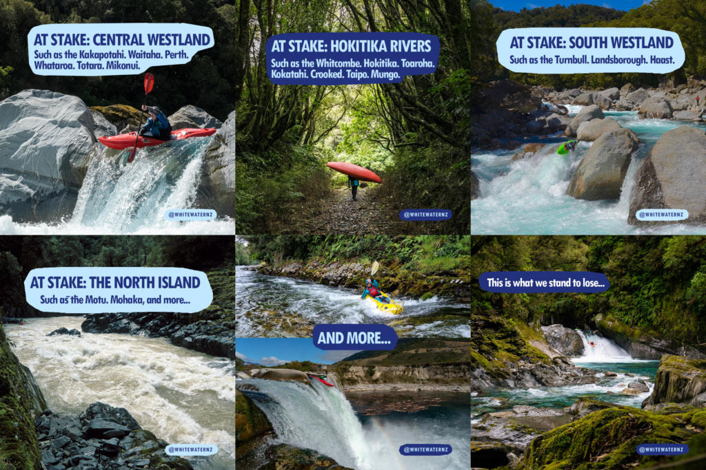 The rivers that could lose thier protections in the conservation amendments bill